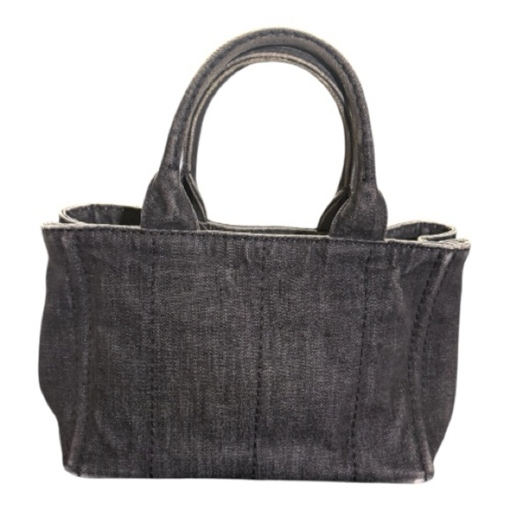 Prada Canapa Denim Tote w/Strap and Authenticity Card - Picture 2 of 13